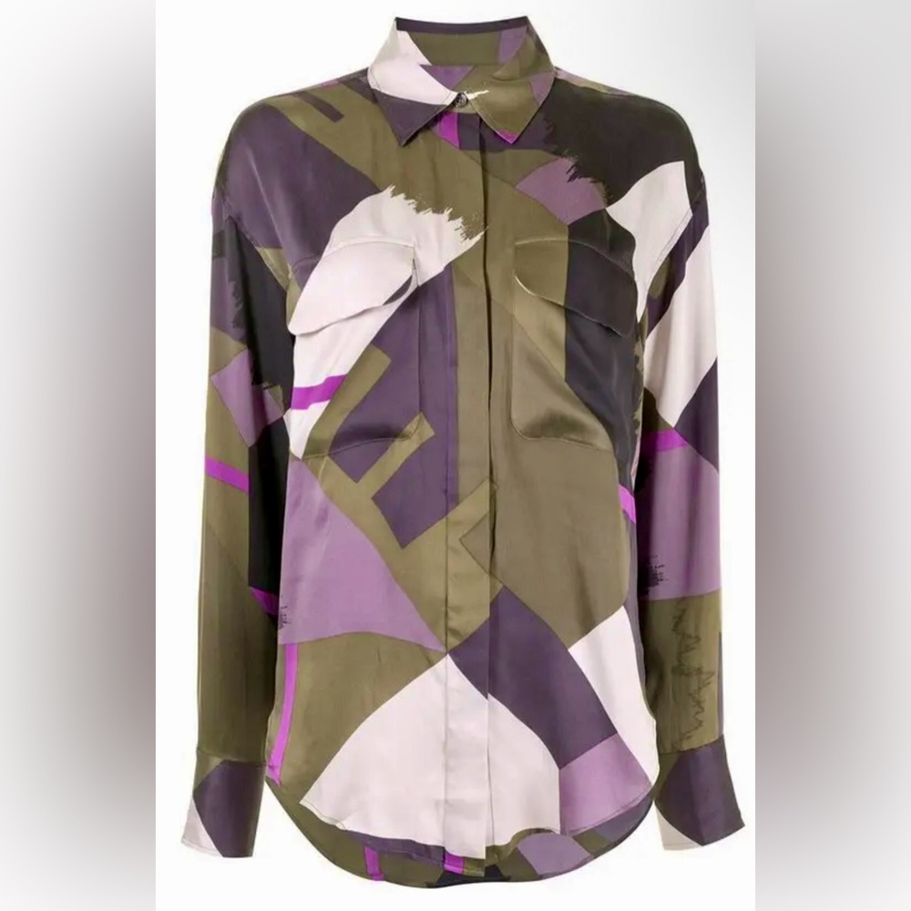 Equipment Femme Melanni Silk Blouse, Size Small, NWOT. - Picture 10 of 15